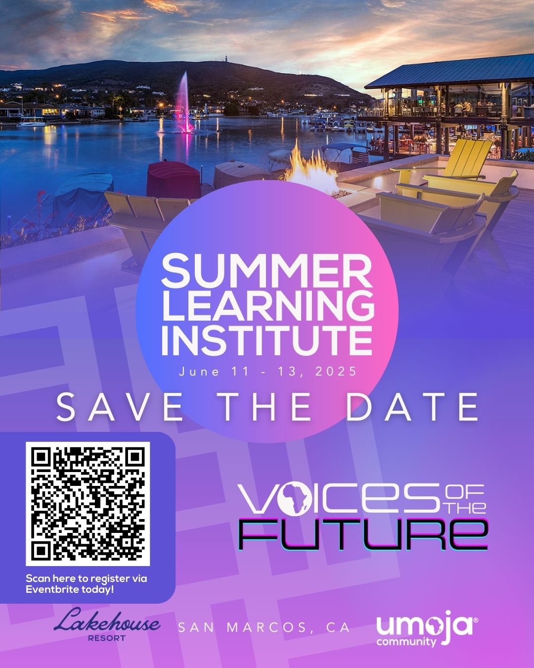 Umoja Summer Learning Institute Save the Date - June 11 - 13, 2025